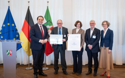 Auszeichnung „Europaaktive Zivilgesellschaft“ in NRW-Staatskanzlei in Düsseldorf 25.02.2026